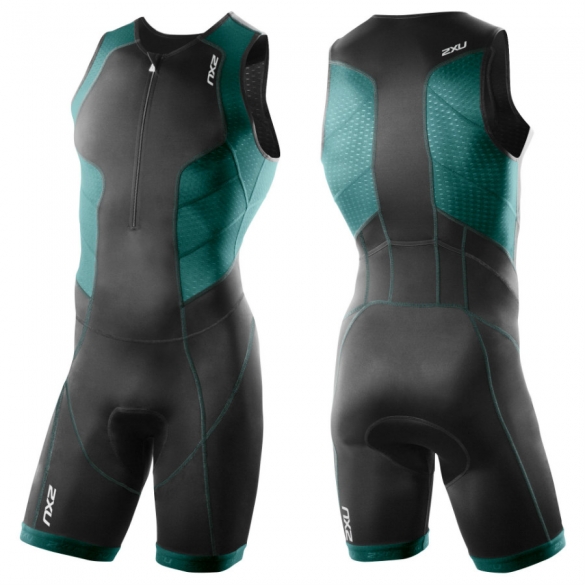 2XU Perform tri suit heren 2015 zwart-groen MT3197d MT3197d